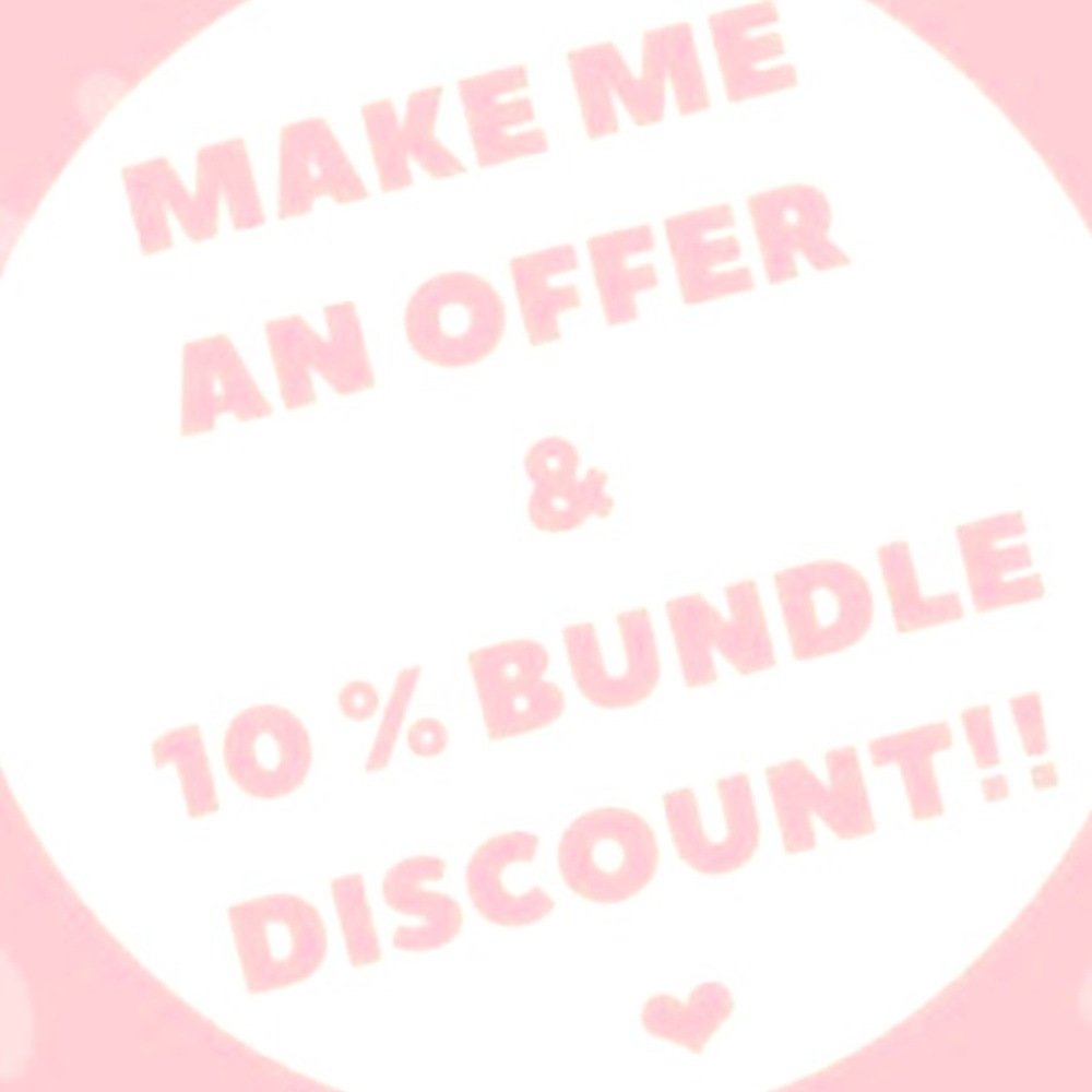 Make me an offer! 10% off bundles of 2 or more ❤️