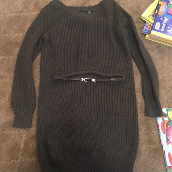 Sweater dress, green - Picture 2 of 3