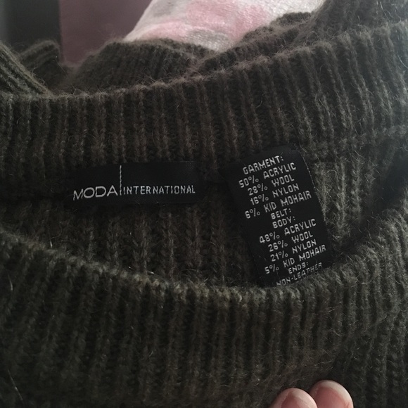 Sweater dress, green - Picture 3 of 3