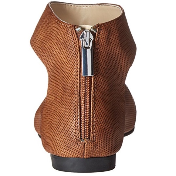 Tan Pointed Toe Flat - Picture 4 of 8