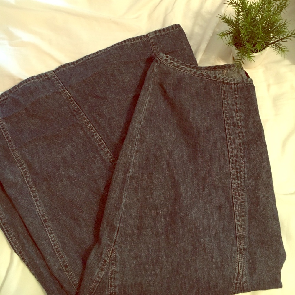 Denim Maxi Skirt