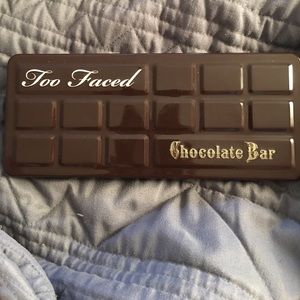 Both of the top faced chocolate bar palettes