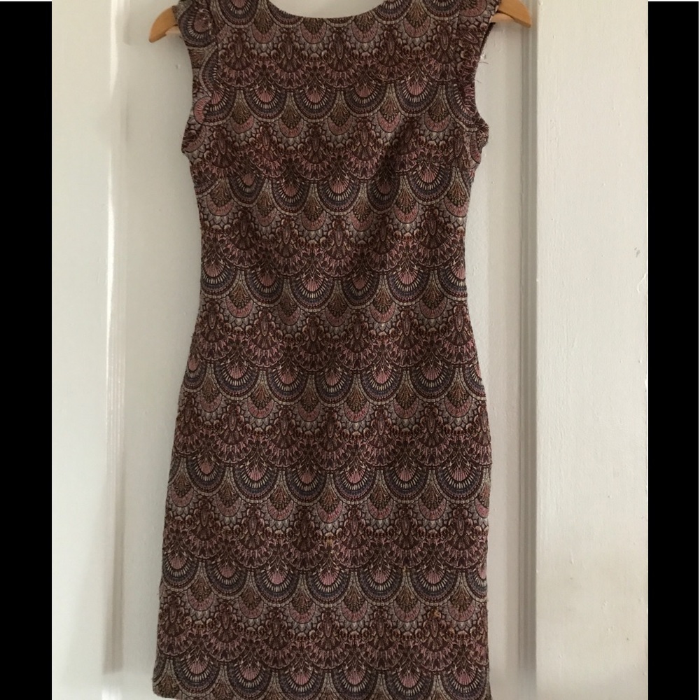Zara jacquard cocktail dress, size Medium
