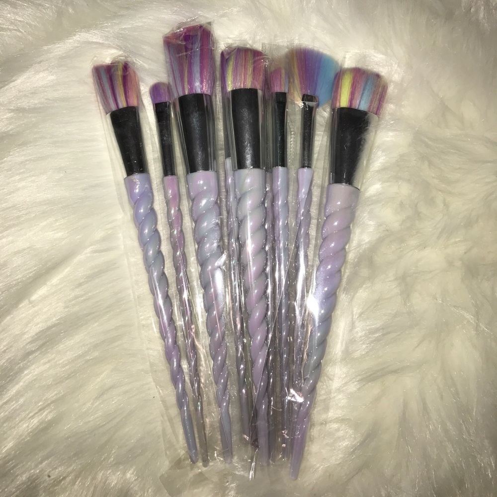 Unicorn makeup brushes