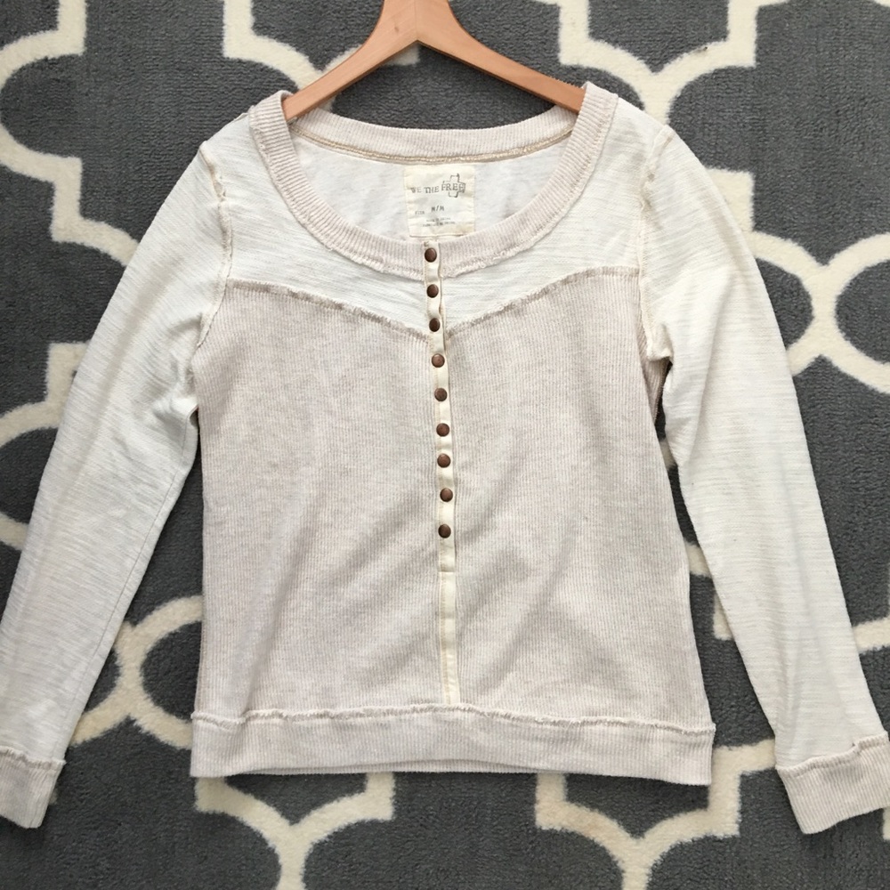 •Free People•Anthropologie• top. Size M