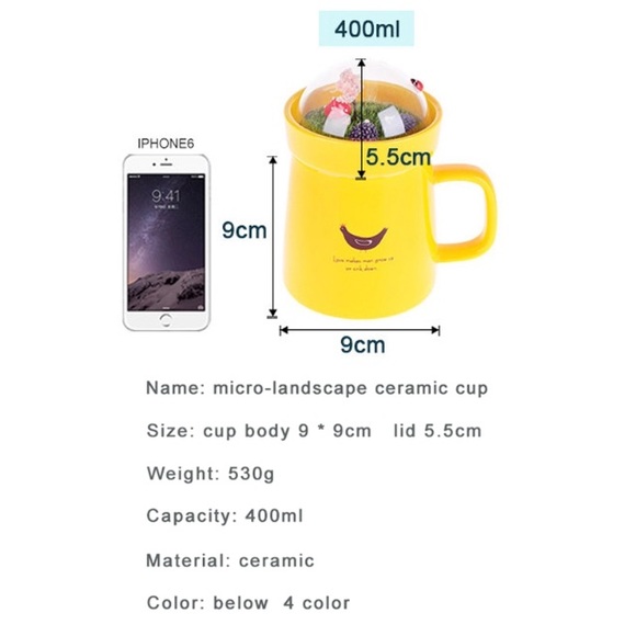 Creative Cartoon Animal Micro Landscape Coffeemug - Picture 5 of 6