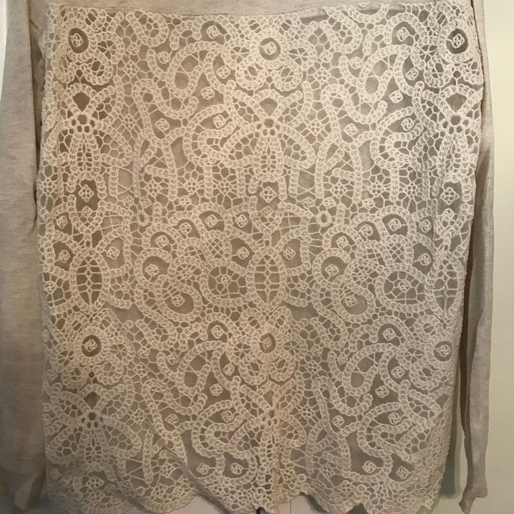 Lace American Eagle Sweater