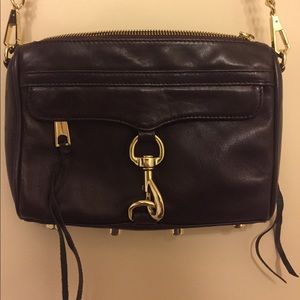 Authentic Black Cherry Rebecca Minkoff Crossbody