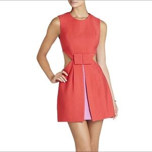 BCBG Katheryne red cutout dress. Semi formal.