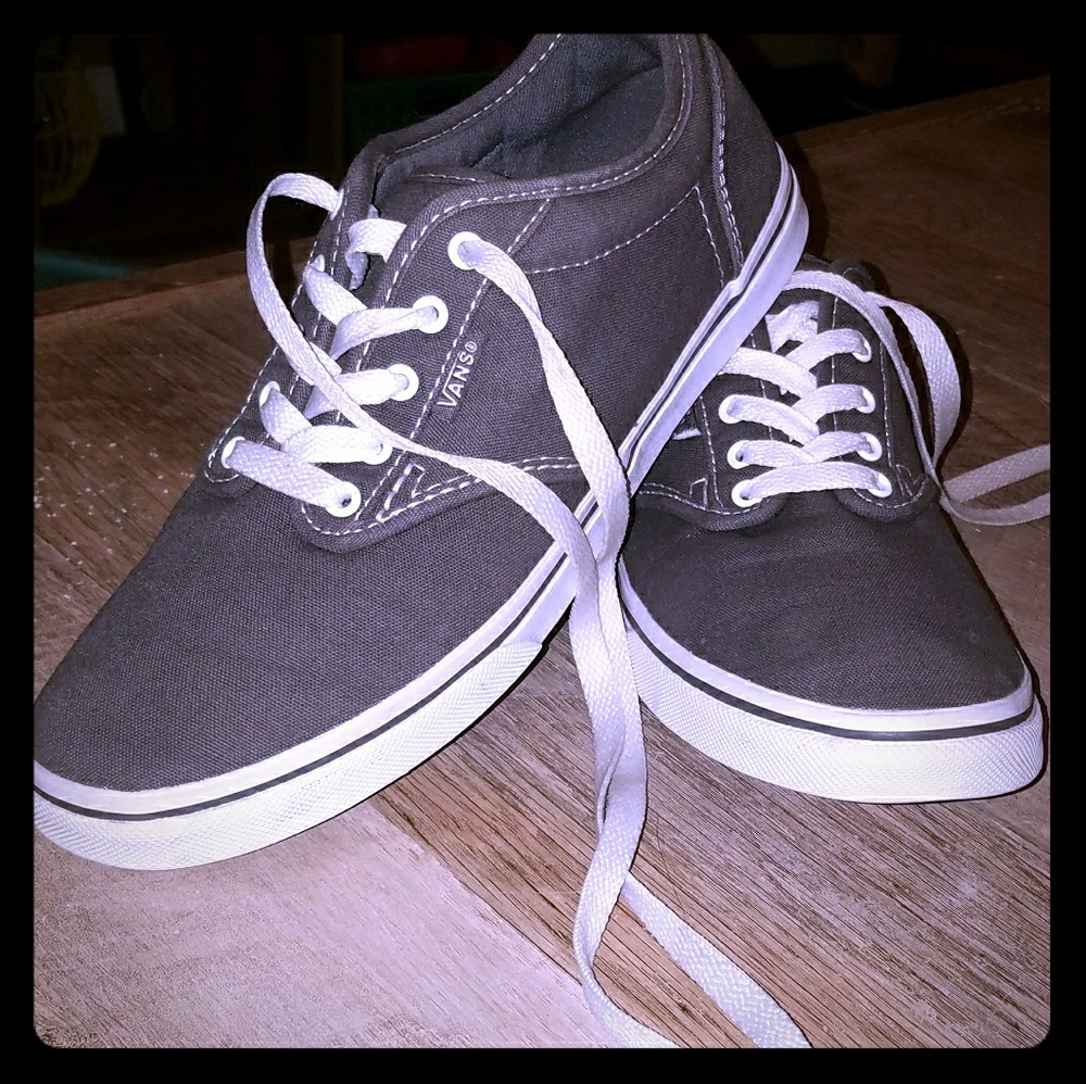 NEW Pewter Vans 6.5 6 1/2