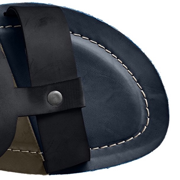 Black Gladiator Studded Sandal - Picture 2 of 8