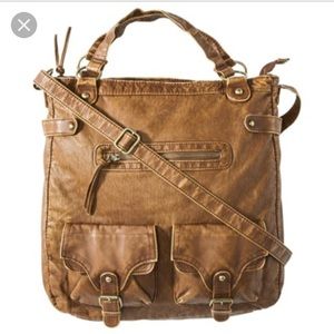 Brown school bag