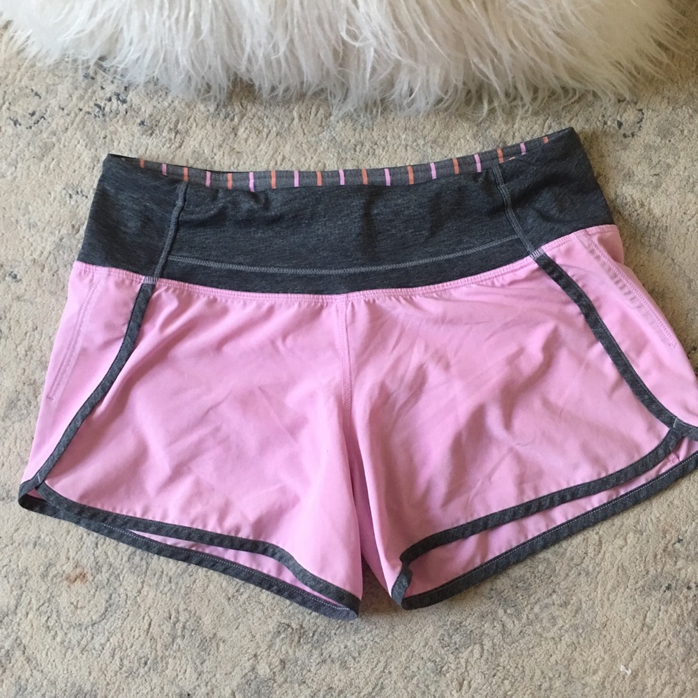 Lululemon Pink Running Shorts (Size 4)