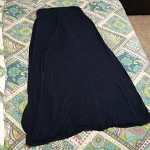 Navy Blue Maxi skirt
