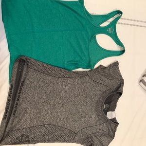 Pair Nike Dri Fit tank and tshirt