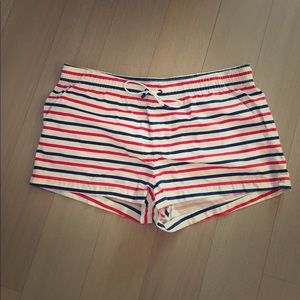 Brand new striped J Crew board shorts