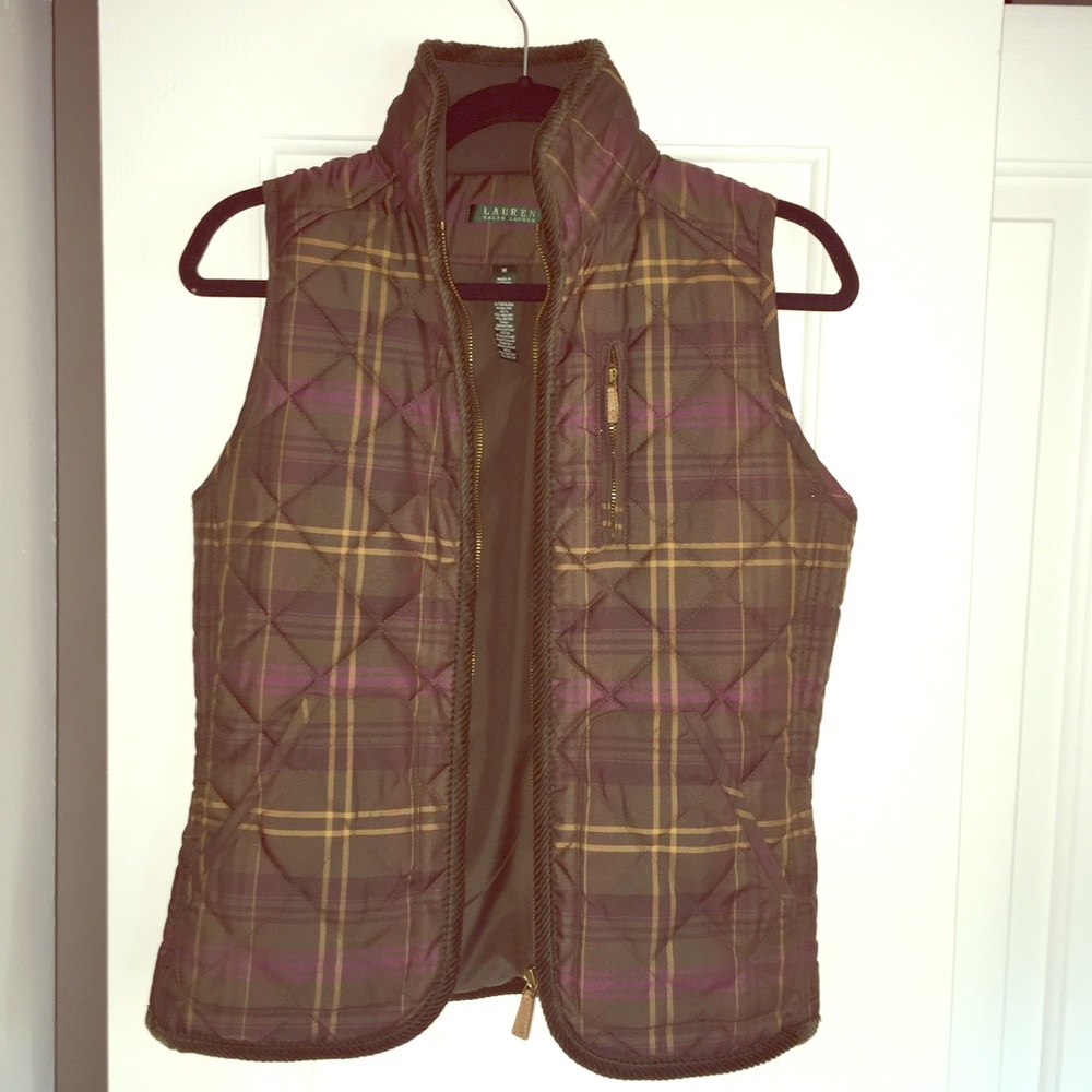 Ralph Lauren Plaid Vest