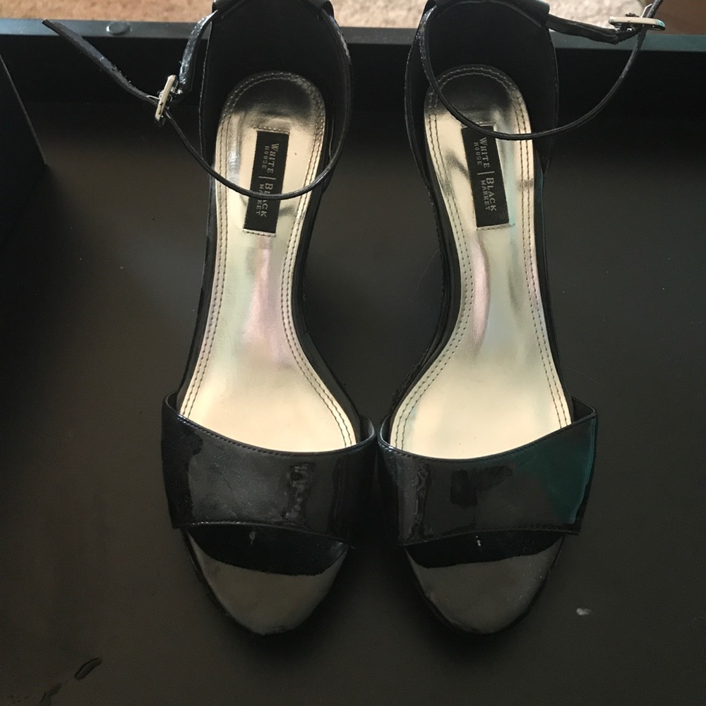 White House Black Market black wedges-size 7.5