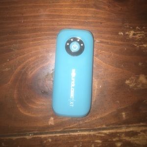 Portable charger equipped with a flashlight