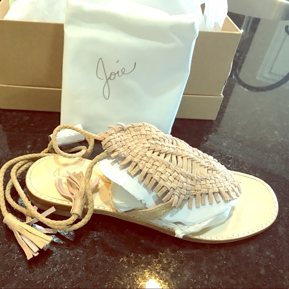Joie warm gold sandals