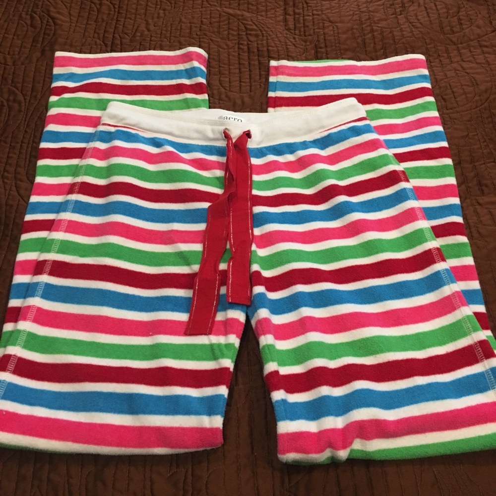 Aeropostale fleece pajama pants