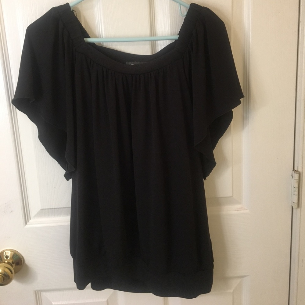 Black Business Casual Top