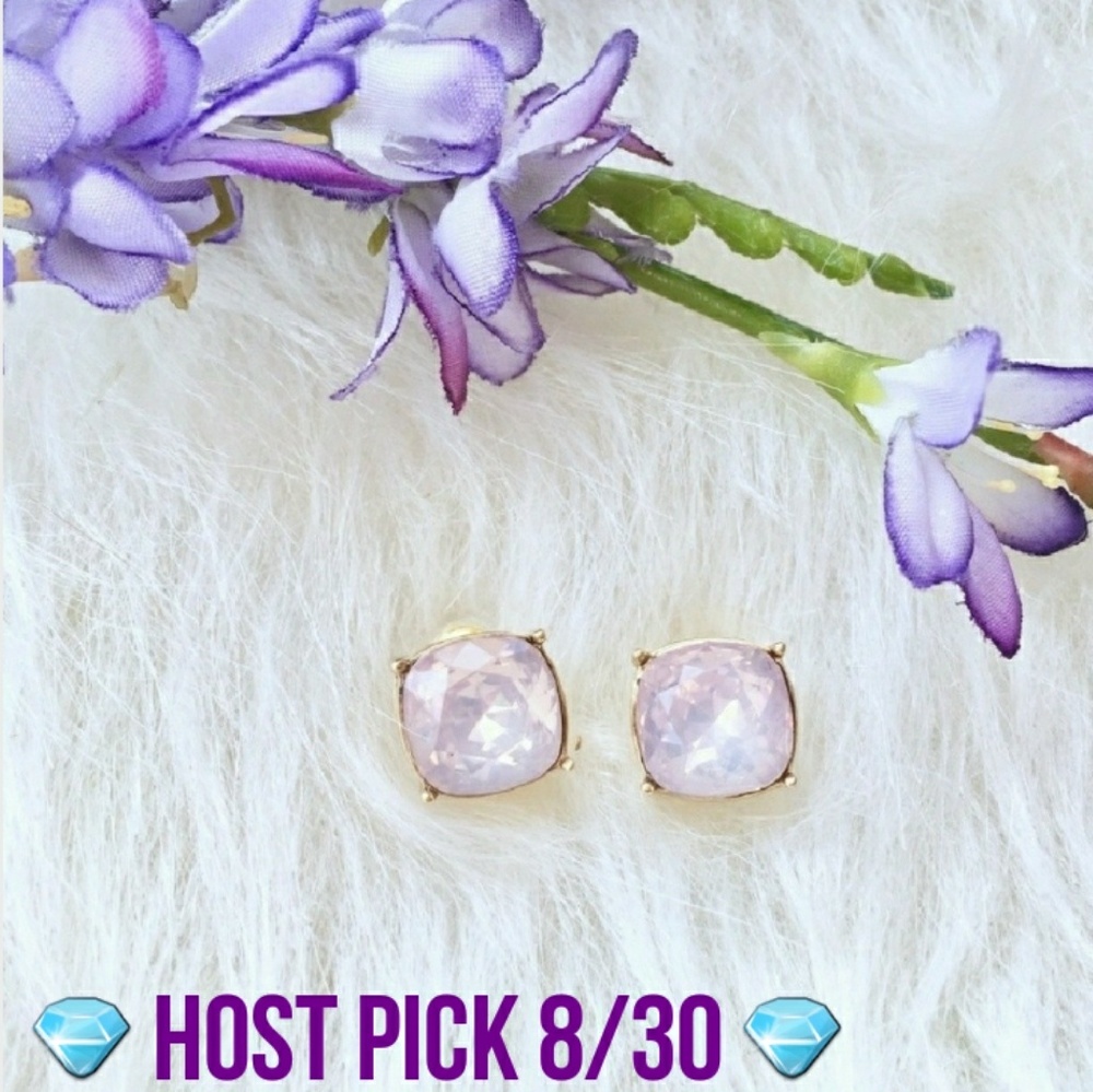 ⬇Final Price Drop!Beautiful pink opal earrings 💗