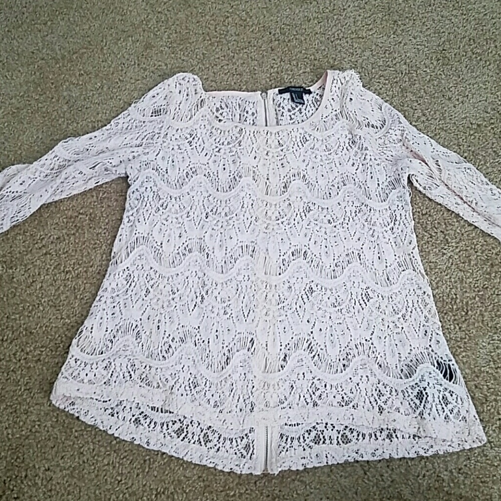Peach blouse