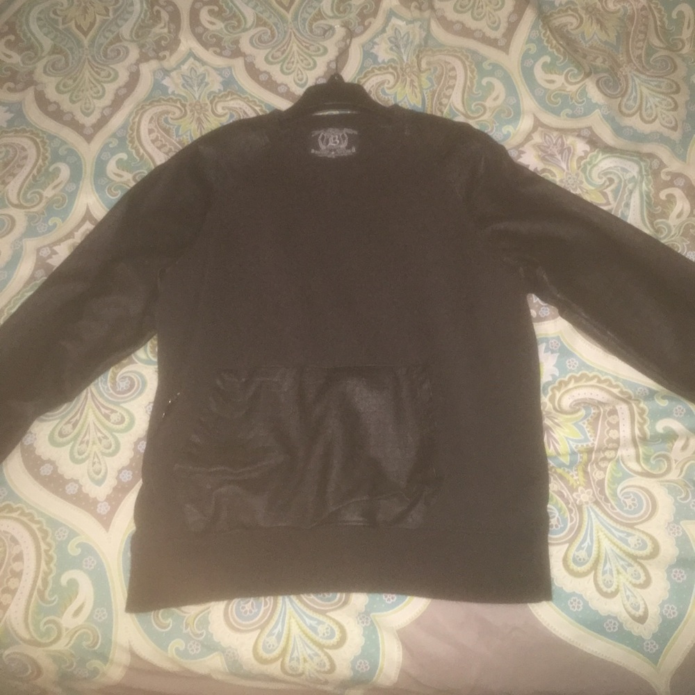 Leather Sweater