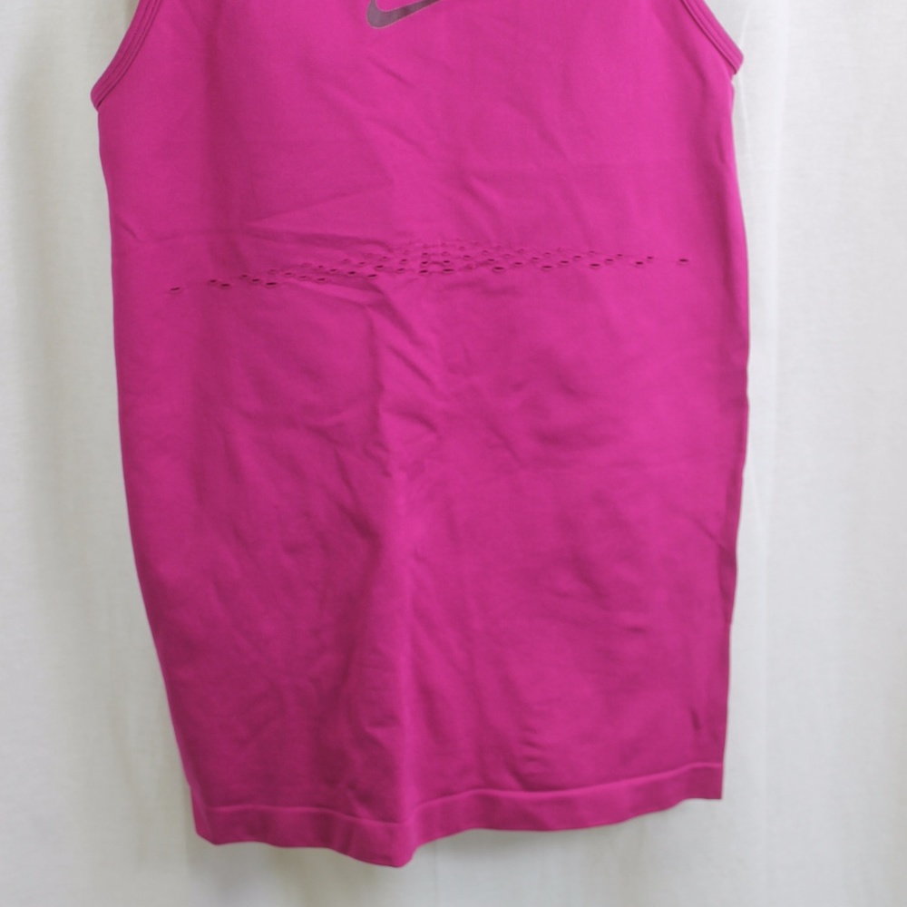 WOMENS NIKE FUSCHIA STRETCH TANK TOP MEDIUM - Picture 4 of 4
