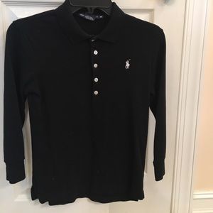 three quarters sleeve polo