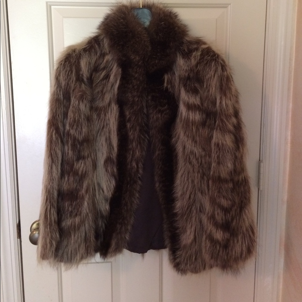 Vintage Raccoon Fur Coat