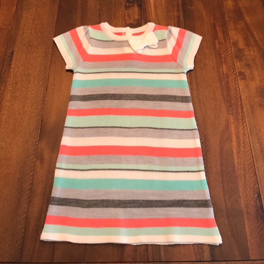 Shirt Sleeve Sweater Dress - 3T