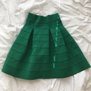 Green H&M skirt