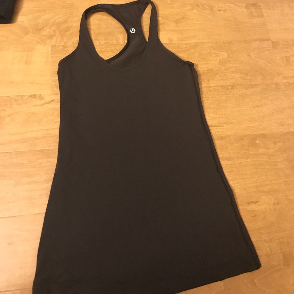 Dark brown lululemon tank