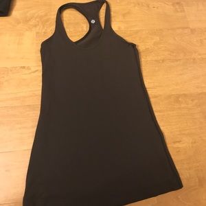 Dark brown lululemon tank