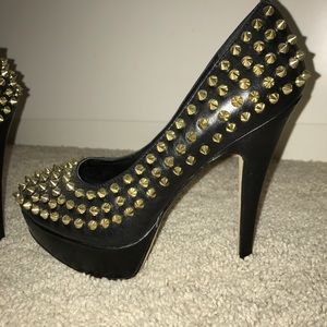 Vince camuto studded heels