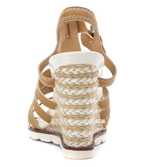 Boho Chic Strappy Platform Espadrille Wedge Sandal - Picture 5 of 5