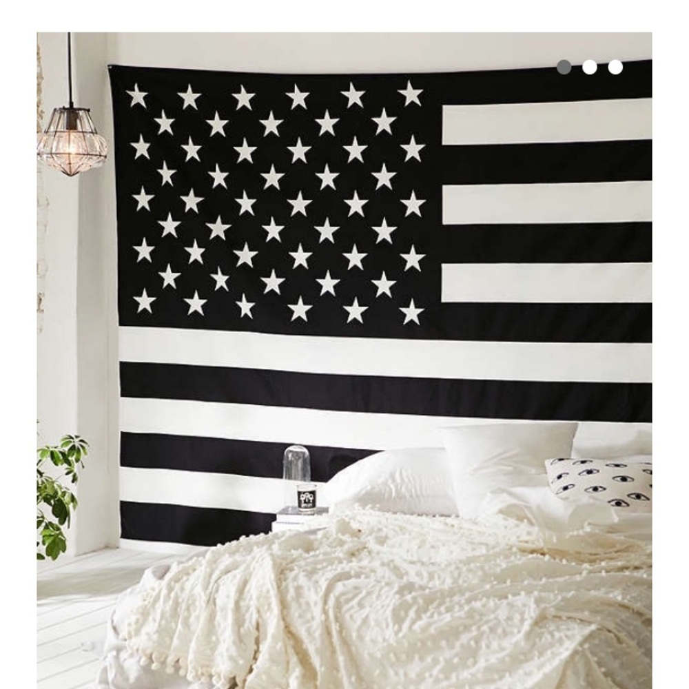 Urban Outfitters American flag tapestry