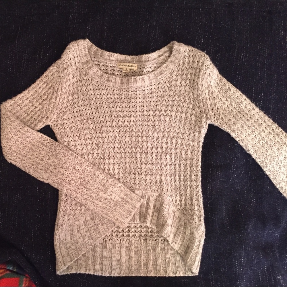 Slight high low sweater
