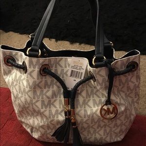 Authentic Blue and white Michael Kors bag