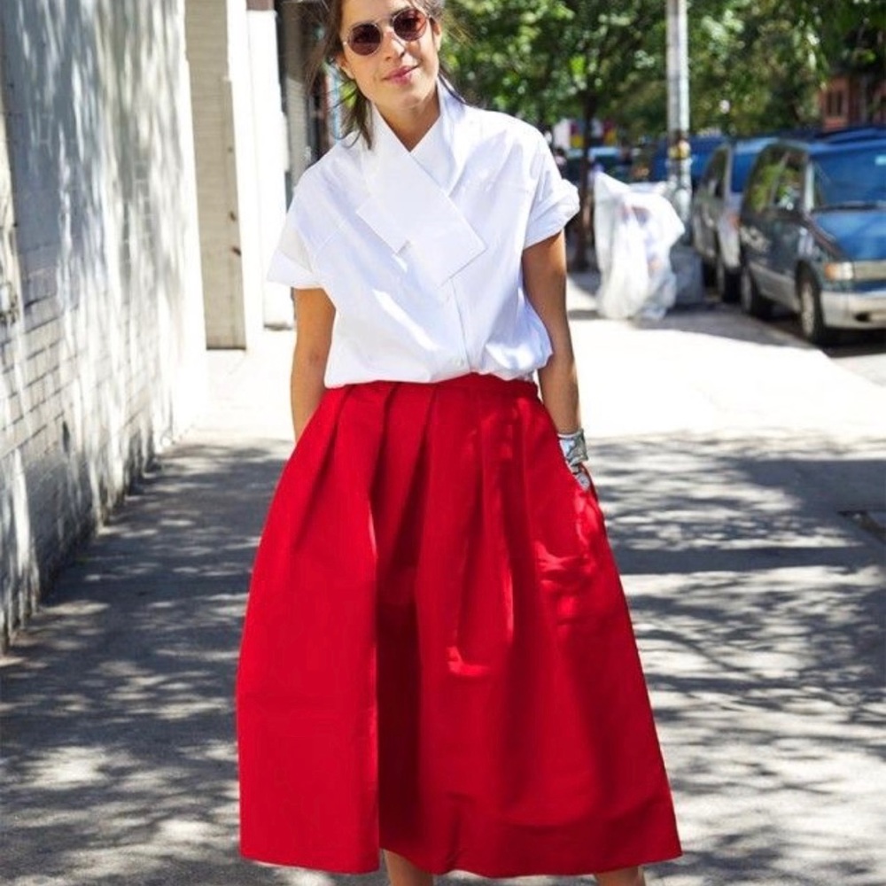 ❤️CHIFFON MIDI SKIRT - Picture 3 of 6