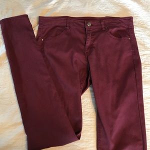 H&M maroon/ burgundy pants