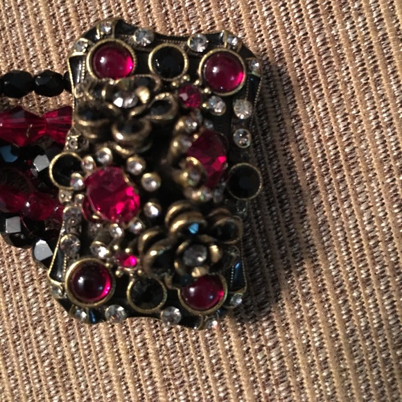 Stunning Multi-Strand Faceted Beaded Necklace New - Picture 6 of 6