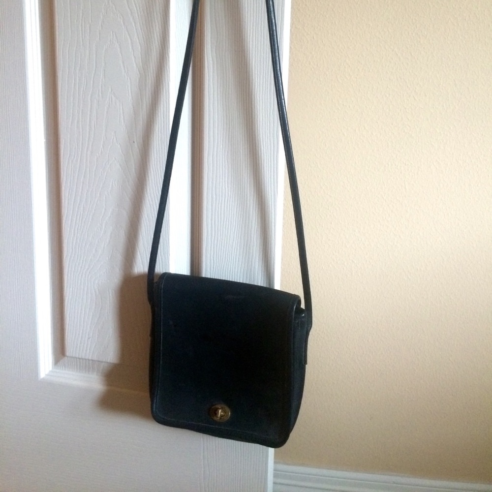 Vintage black Coach Purse