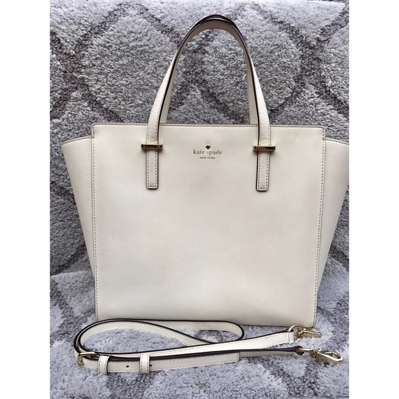 kate spade Handbags - Kate Spade Cedar Street Hayden White Tote Bag