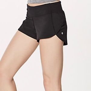 Black lululemon speed shorts (4 way stretch 2.5")