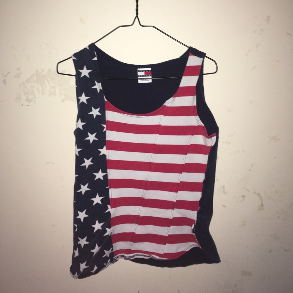 American Flag crop top