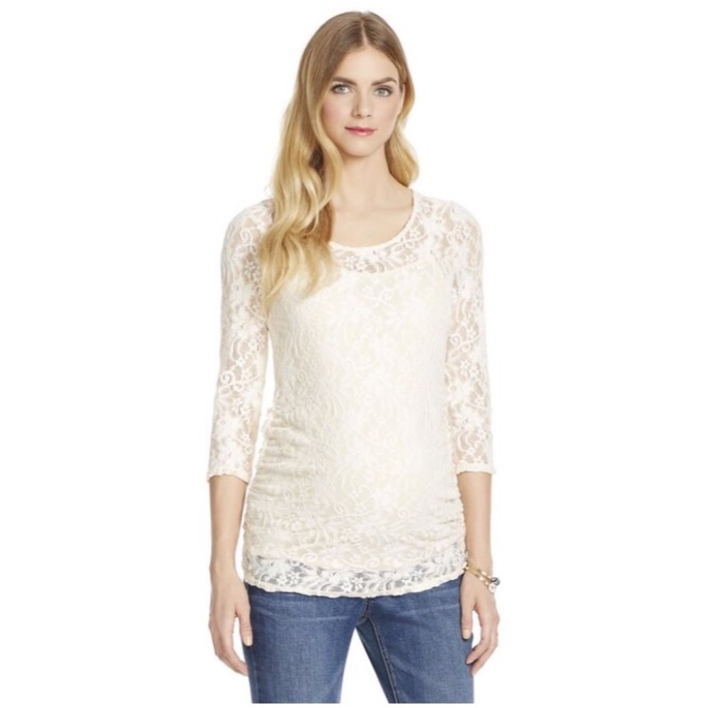 Jessica Simpson Lace Maternity Shirt
