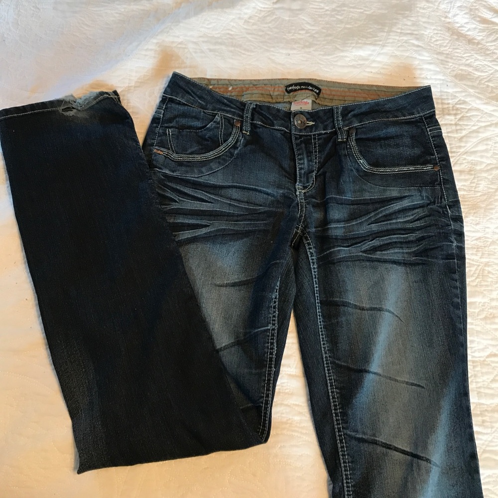 Dark wash jeans